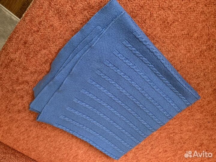 Плед детский вязаный