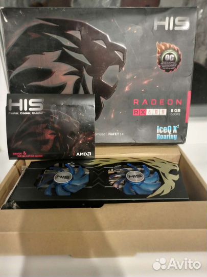 Видеокарта rx480 8gb