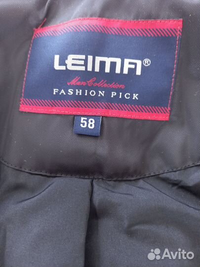 Куртка мужская демисезонная leima(новая) 58 размер