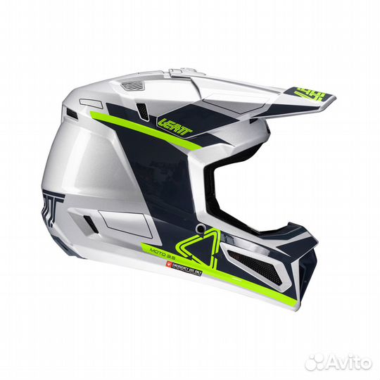 Мотошлем Leatt Moto 3.5 Helmet Kit (Steel, XL, 20