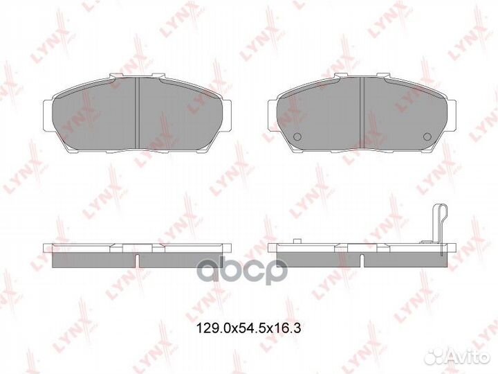 Колодки тормозные дисковые перед BD3433 LYN