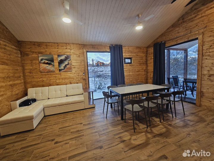 Банька Барнхаус с уличной территорией