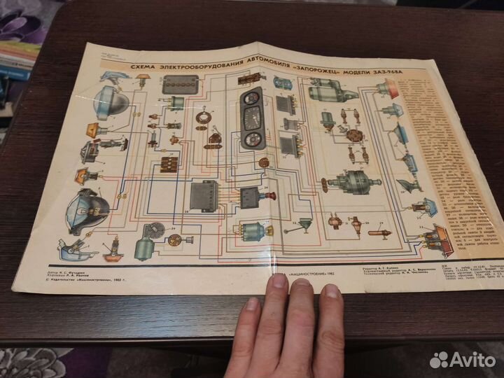Схема электрооборудования заз 968А