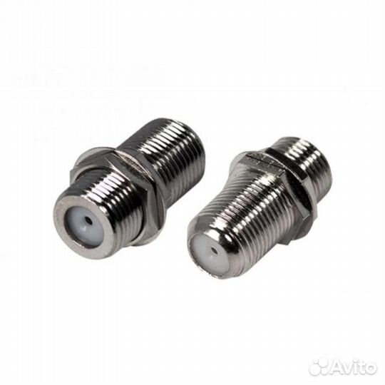 Переходник F гнездо F гнездо