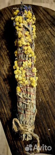 Лаванда и бессмертник