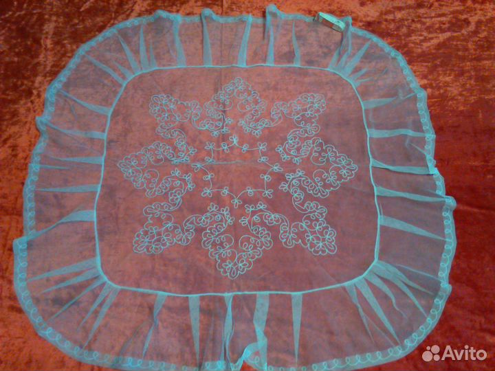 Кружевные накидки на подушки СССР