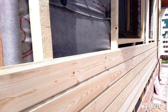 Имитация бруса за м2 15 мм 146 мм 6000 мм, ав