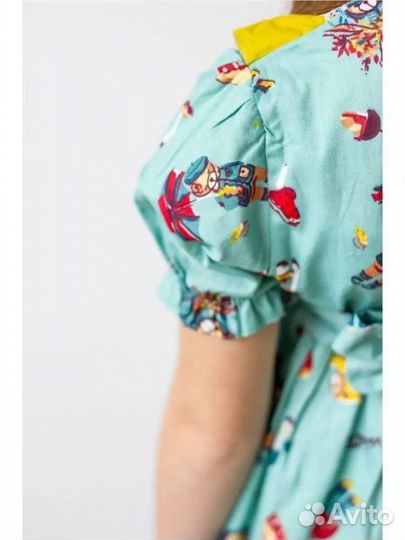 Платье с мишками 110-116