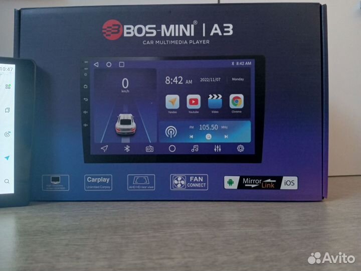 Магнитола от Bos mini Android новые 9 дюймов