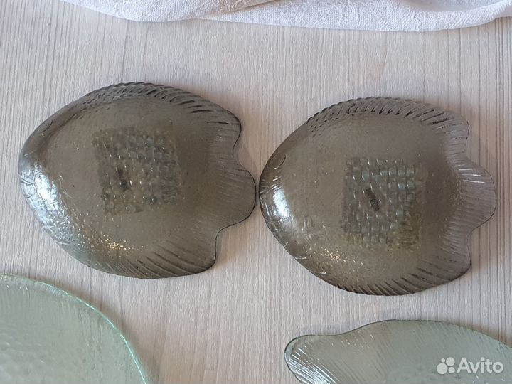 Тарелки рыбы