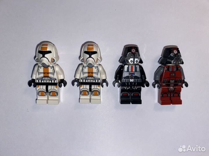 Lego Star Wars минифигурки набора 75001