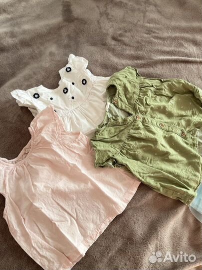 Блузки для девочки 80-86