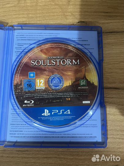 Диск oddworld soulstorm ps 4