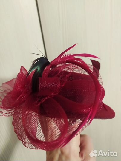 Шляпа - заколка фетровая женская