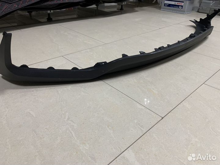 Губа на бампер Hyundai Solaris 2017