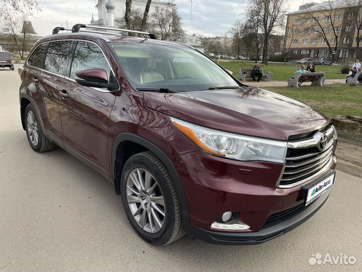 Toyota Highlander 3.5 AT, 2014, 120 940 км