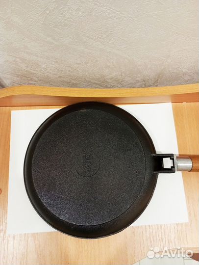 Сковорода блинная чугунная