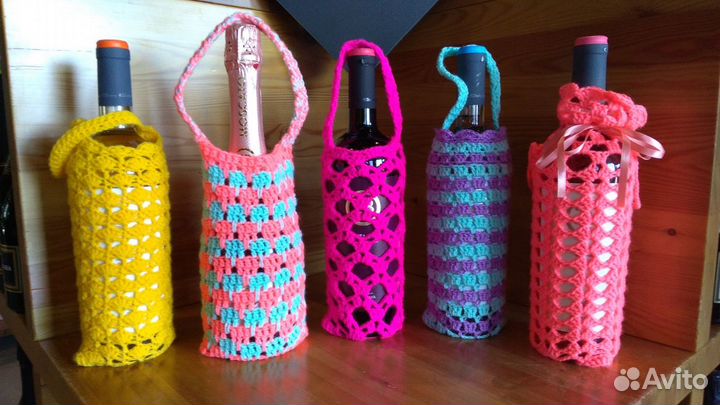 Чехол декоративный/сумка для бутылки/сувенир