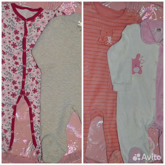 Вещи пакетом для девочки (размер 80- 86, и 92-98)