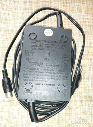 Блок питания Atari 6V 1A б\у