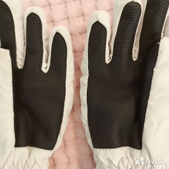 Перчатки болоневые для девочки 5-6 лет