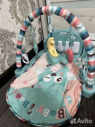 Развивающий коврик детский для новорожденных