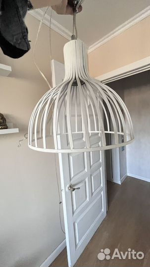 Люстра потолочная светодиодная/белая