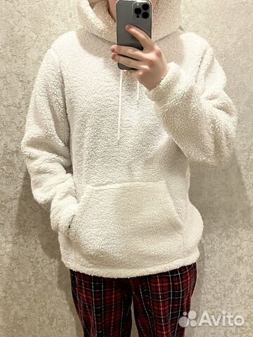 Пушистое плюшевое худи мужское h&m купить в Троицке | Личные вещи | Авито