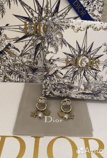 Dior серьги