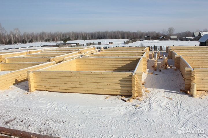 Срубы домов и бань