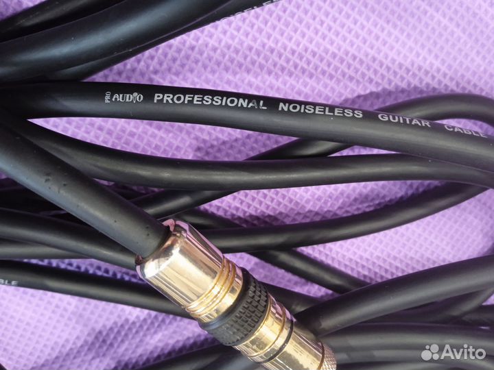 Кабеля XLR и Аудиокабеля для электрогитары