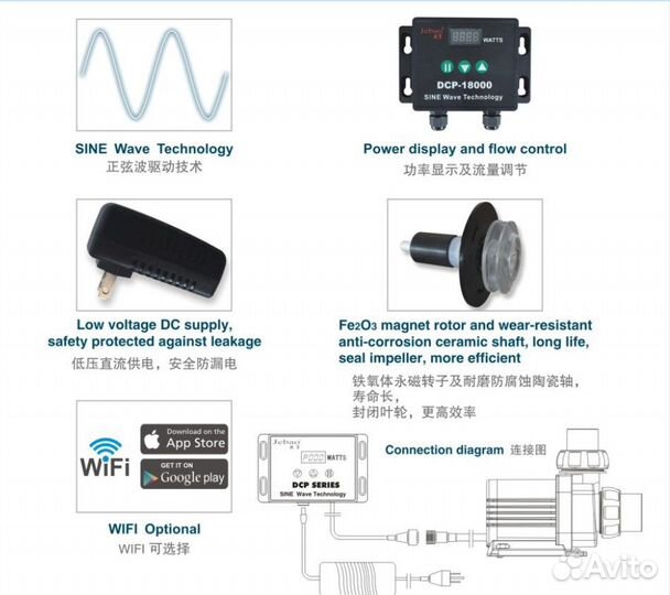 Подъемная помпа Jebao DCP-2500