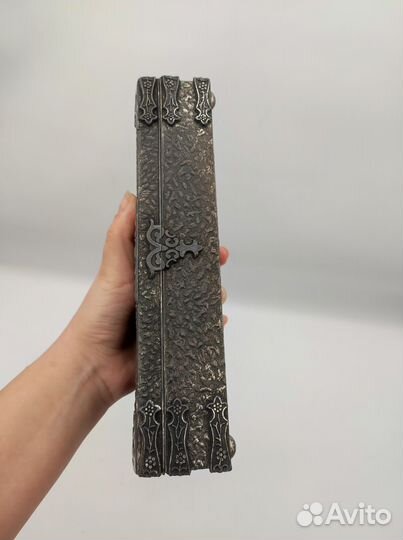 Табакерка, Коробочка для сигар, серебрение, дерево