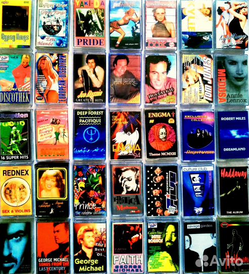 Кассеты западных рок и поп звезд(б/у)