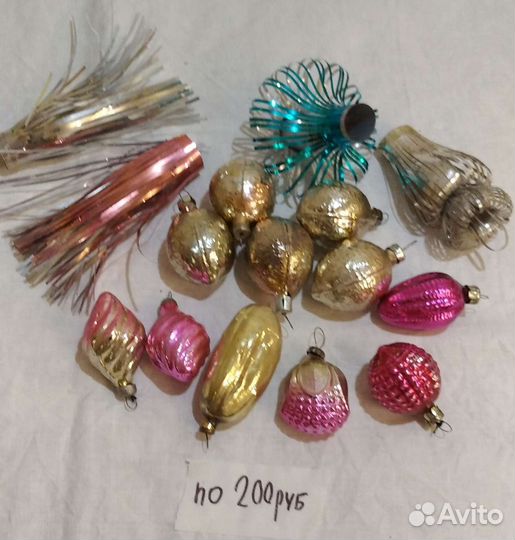 Интересные игрушки на ёлку СССР