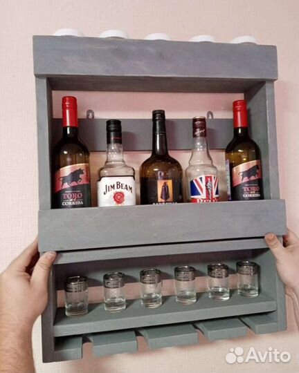 Винная полка бар, полка для вина