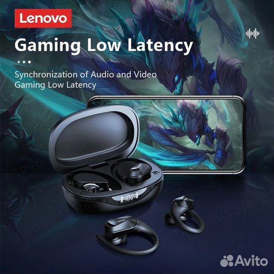 Спортивные наушники Lenovo LP75 Bluetooth 5,3 Hi-F