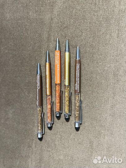 Ручки с кристалами, библейскими надписями