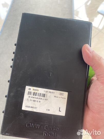 Блок динамических сидений w211 левый