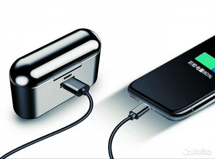 Беспроводные новые TWS наушники F9 новые+ доставка