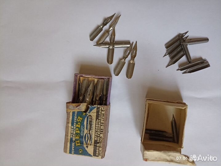 Перьевые ручки, перья плакатные СССР