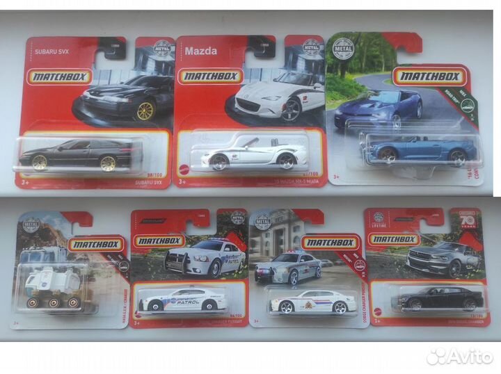 Matchbox Mix моделей