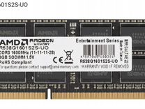 R538G1601S2S-UO, Модуль памяти AMD 8 гб sodimm DDR3