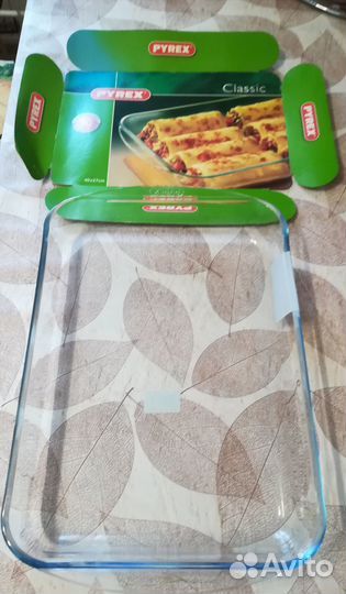 Форма для запекания Pyrex (стекло), новая