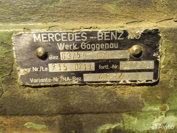 6 ст Кпп Мерседес 814 в разборе