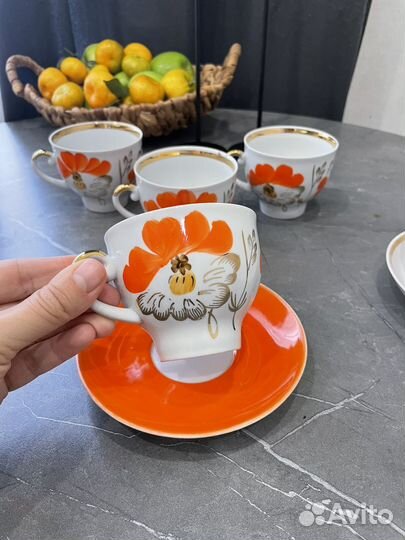 Сервиз чайный винтаж дулево