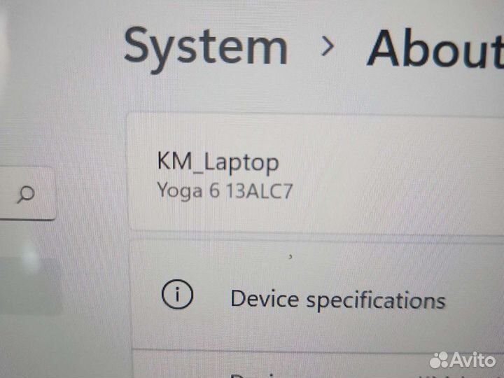 Lenovo yoga 6 gen7 13ALC7