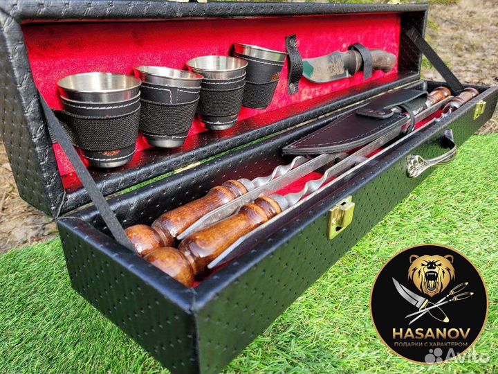 Подарочный набор шампуров шашлычный