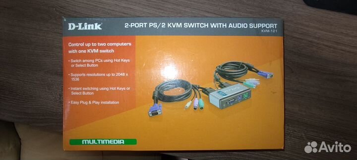 Переключатель D-Link KVM switch PS/2