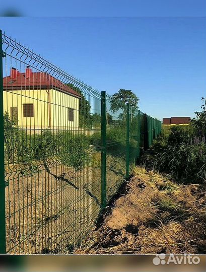 Забор сетка 3д